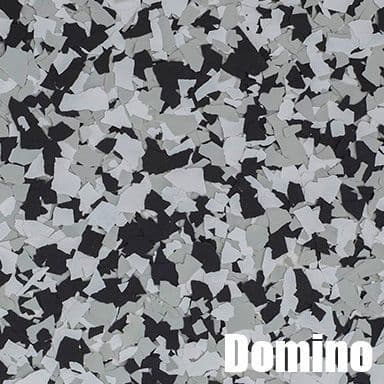 Camo Mix epoxy flake color swatch