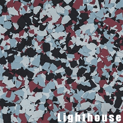 Lighthouse epoxy flake color swatch