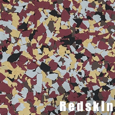 Redskin epoxy flake color swatch